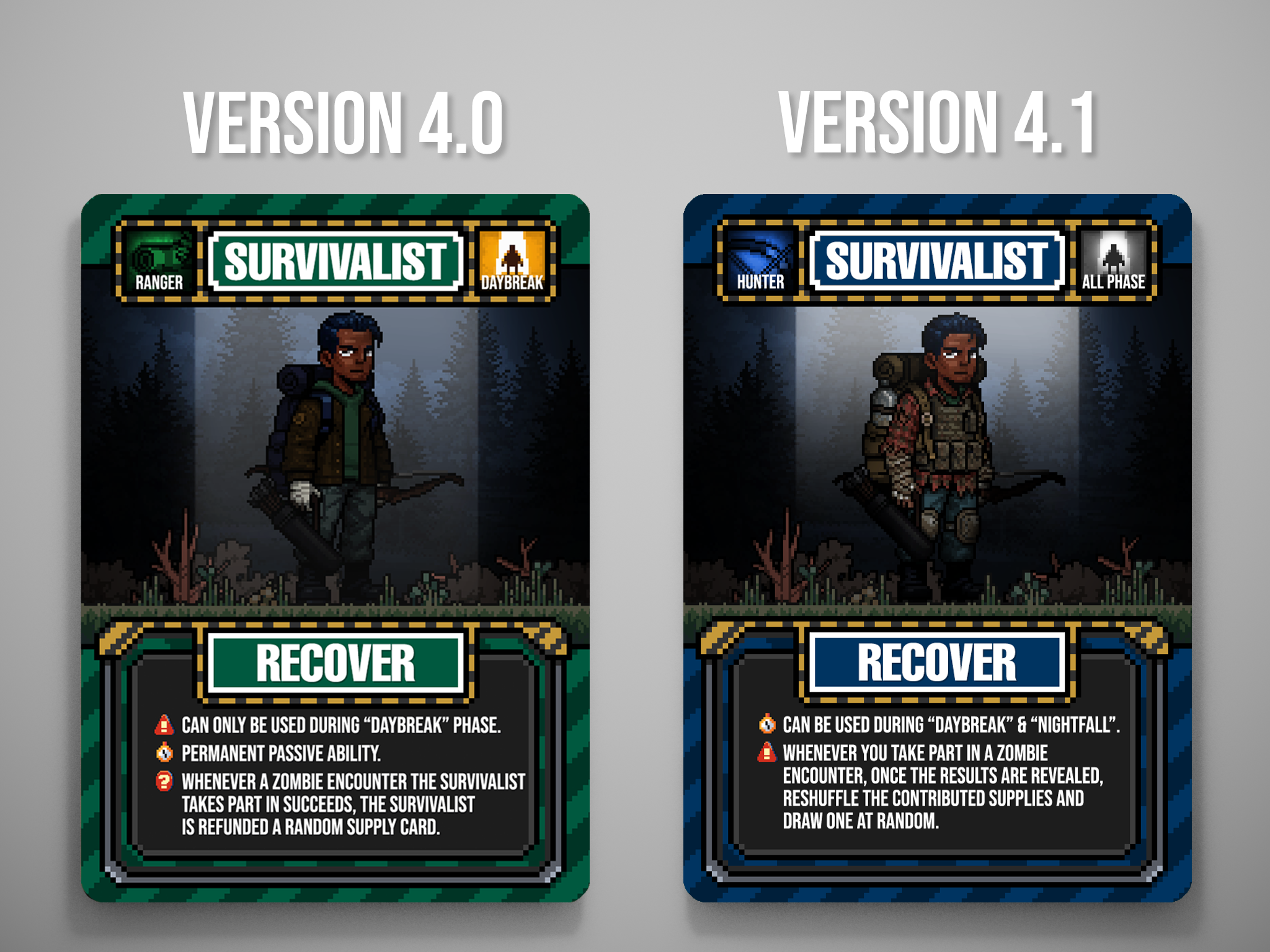 Survivalist card art