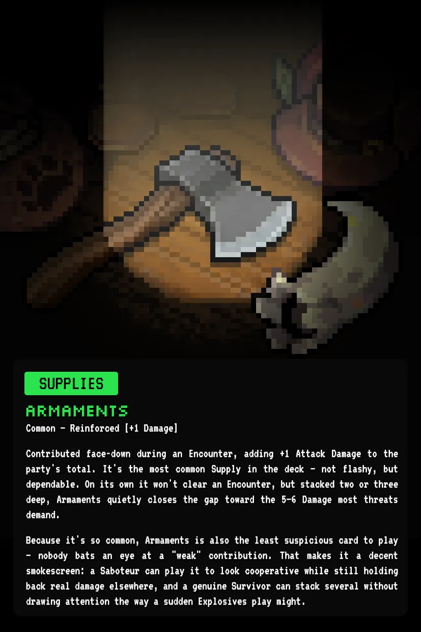 Armaments — full readout