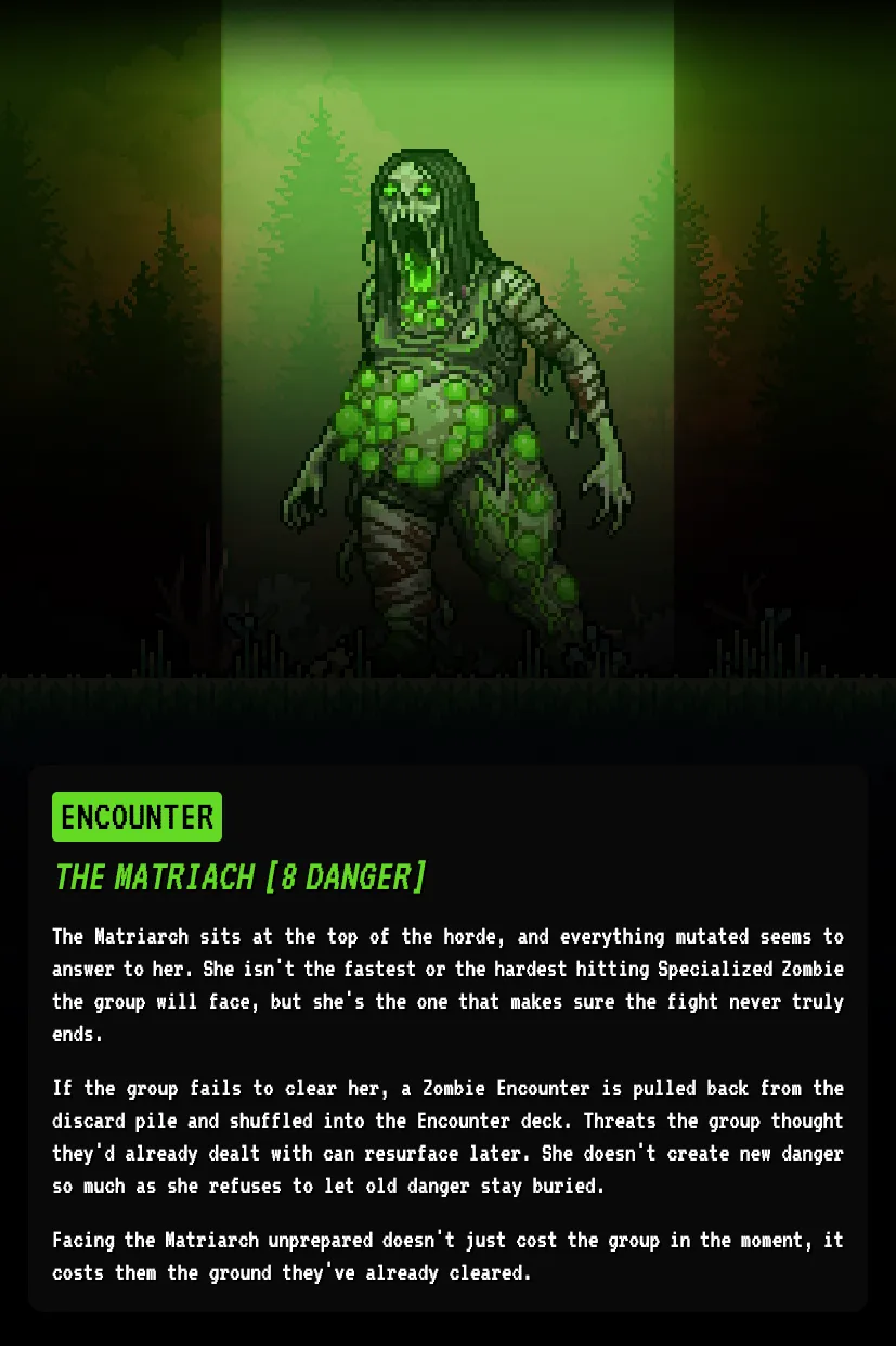 Z10 Matriarch — full readout