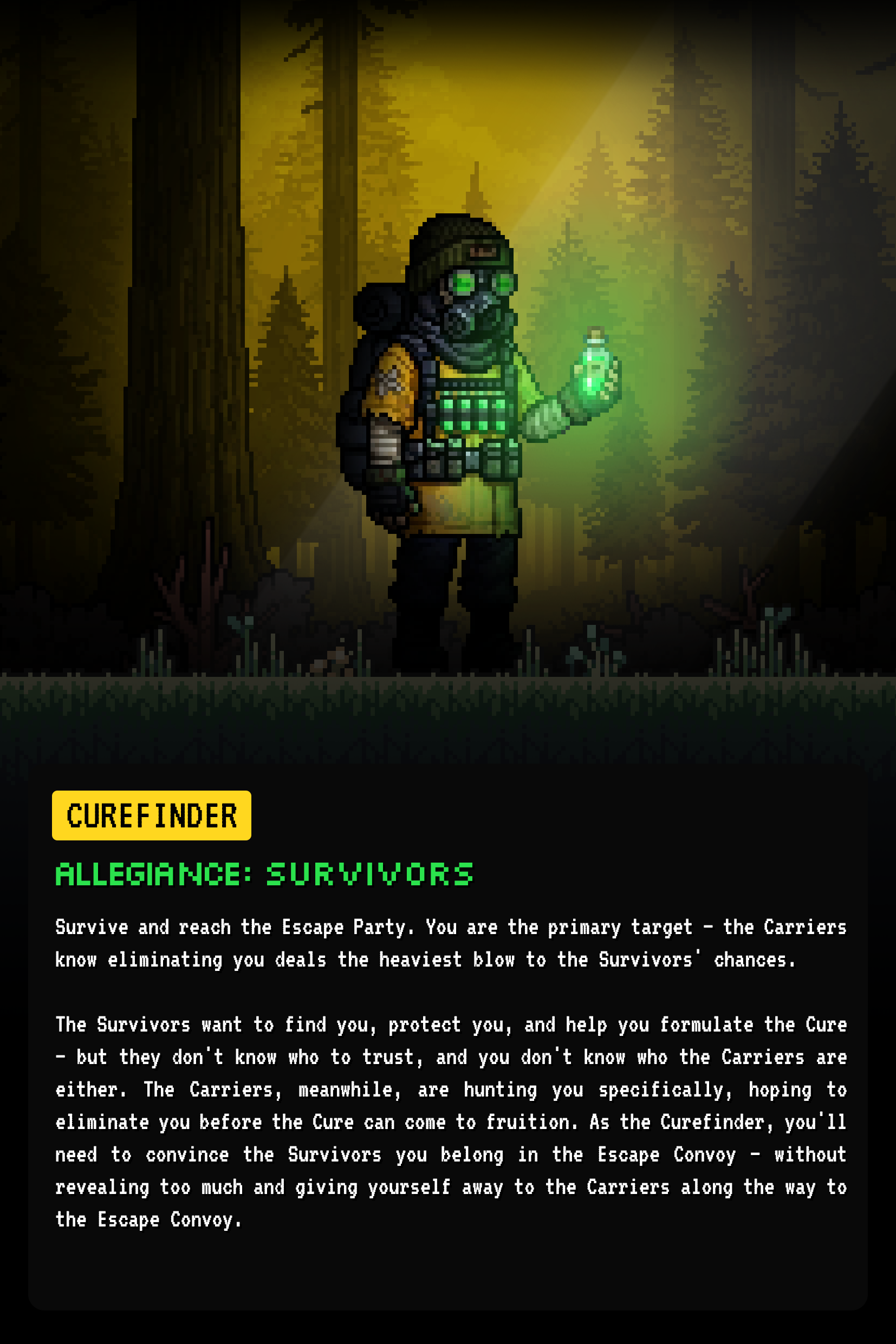 Curefinder — full readout