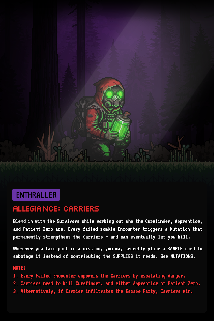 Enthraller — full readout