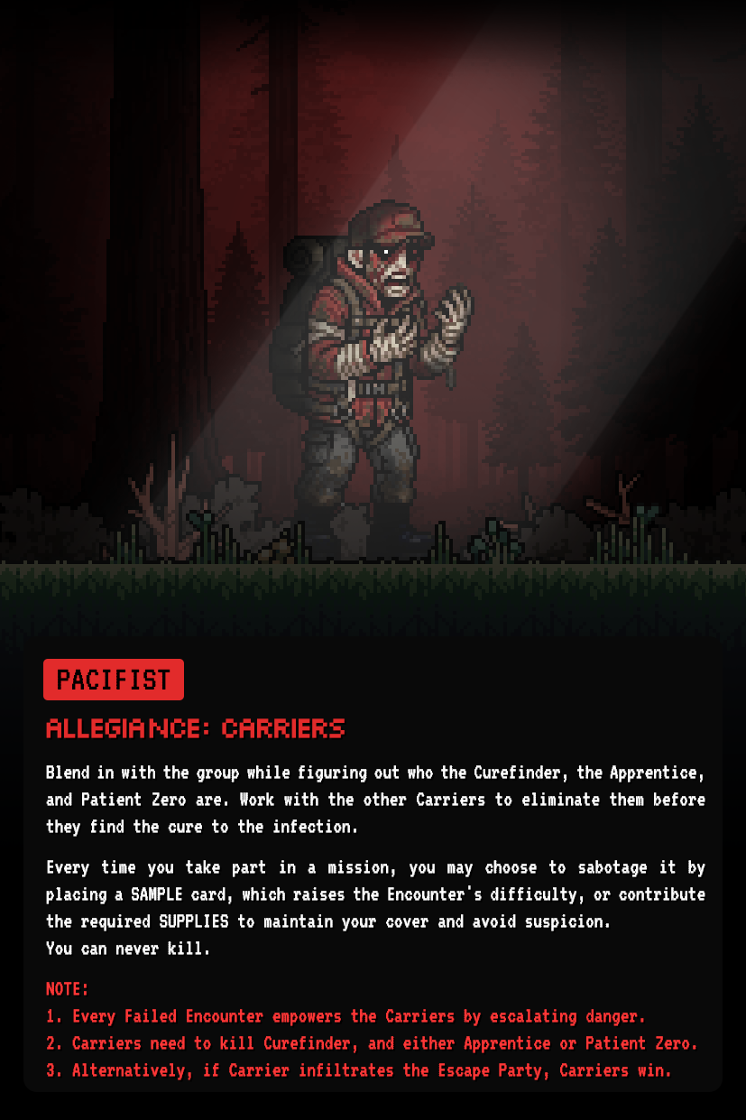 Pacifist — full readout