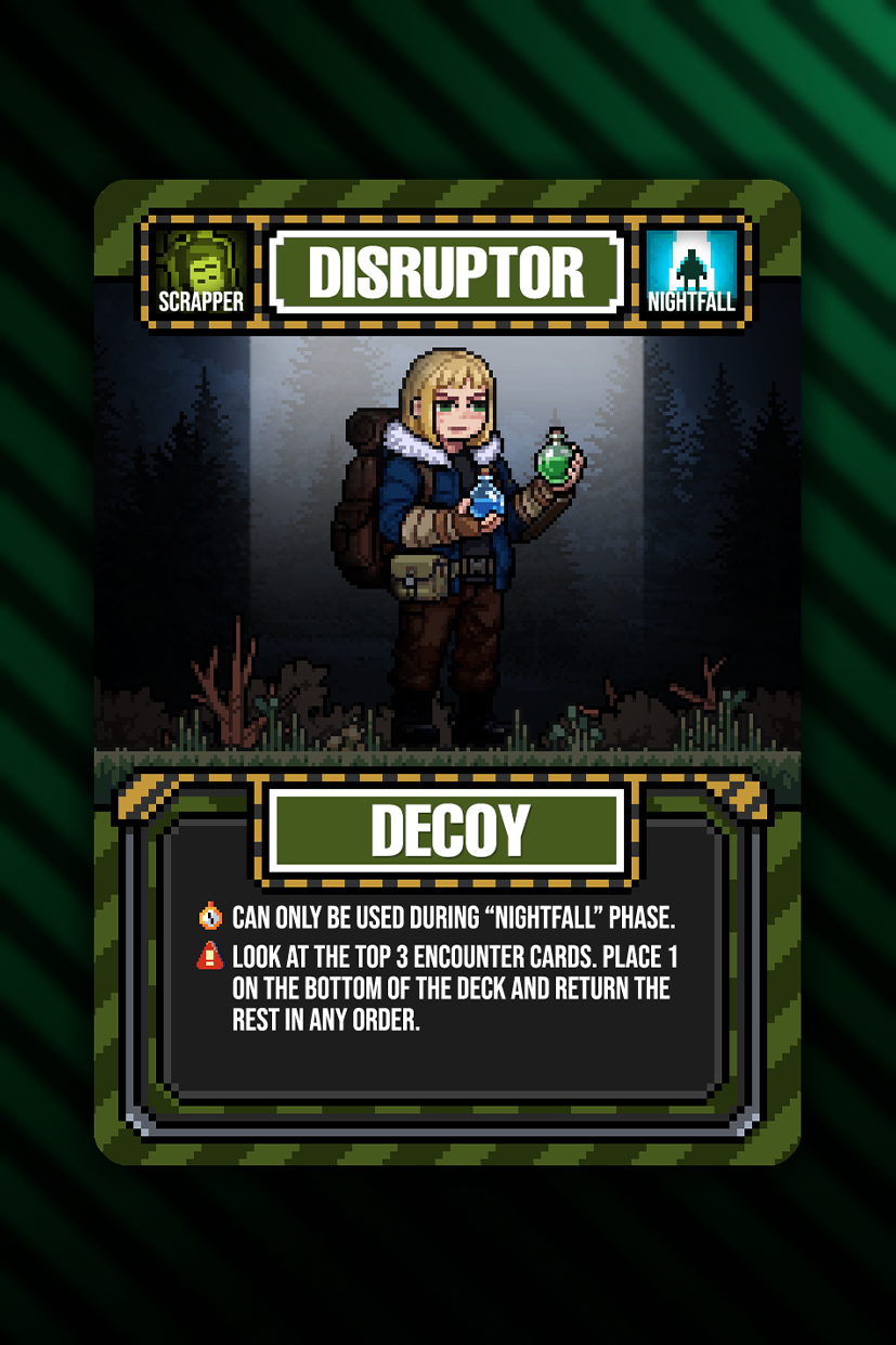 Disruptor — full readout